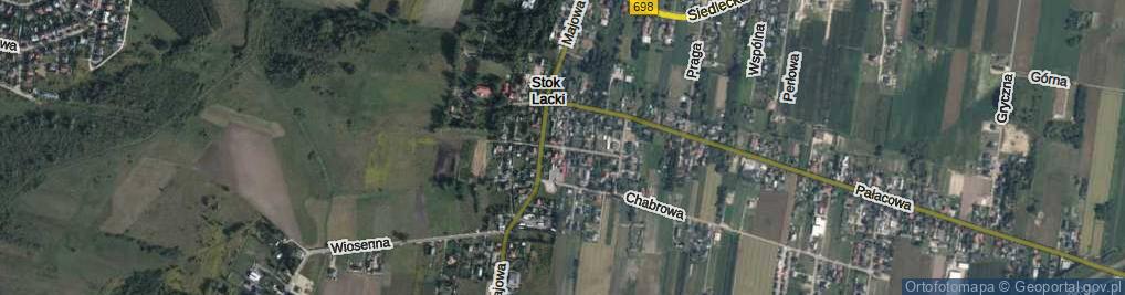 Zdjęcie satelitarne Letnia ul.